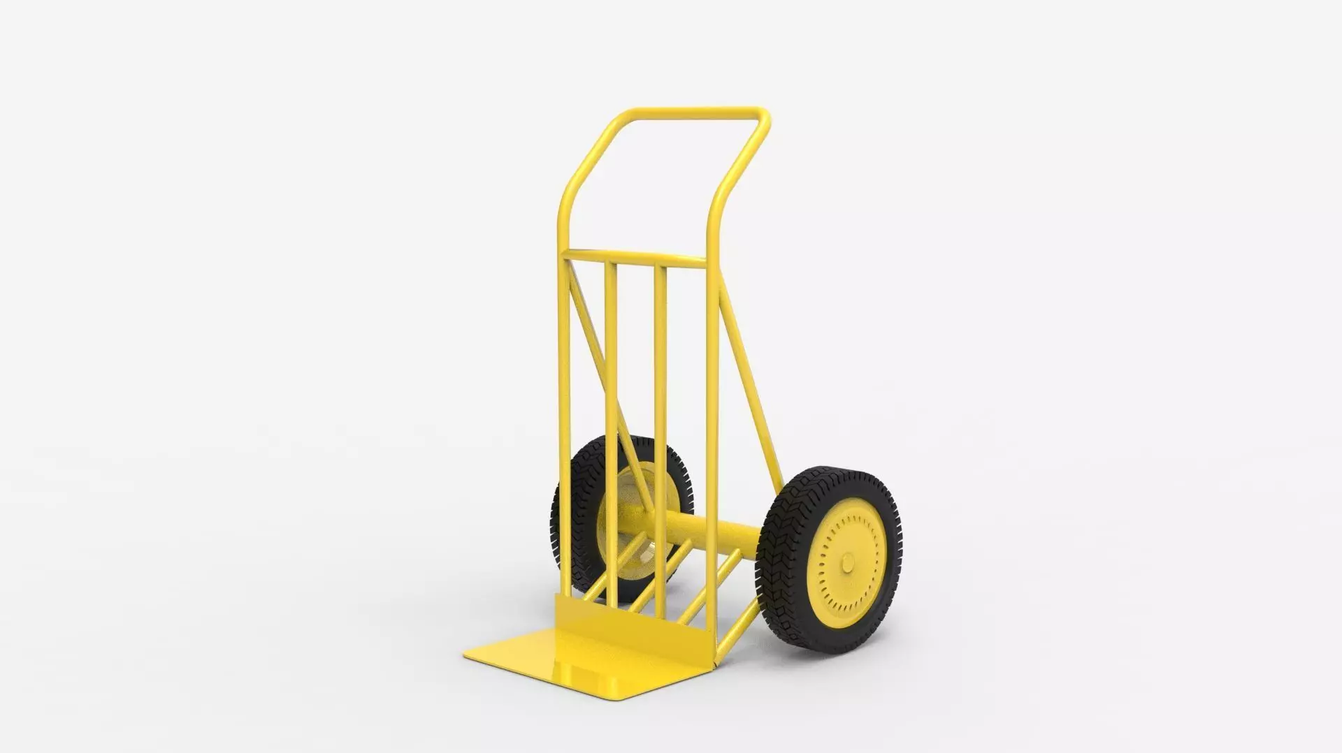 HANDCART 01-YELLOW 3D model_0