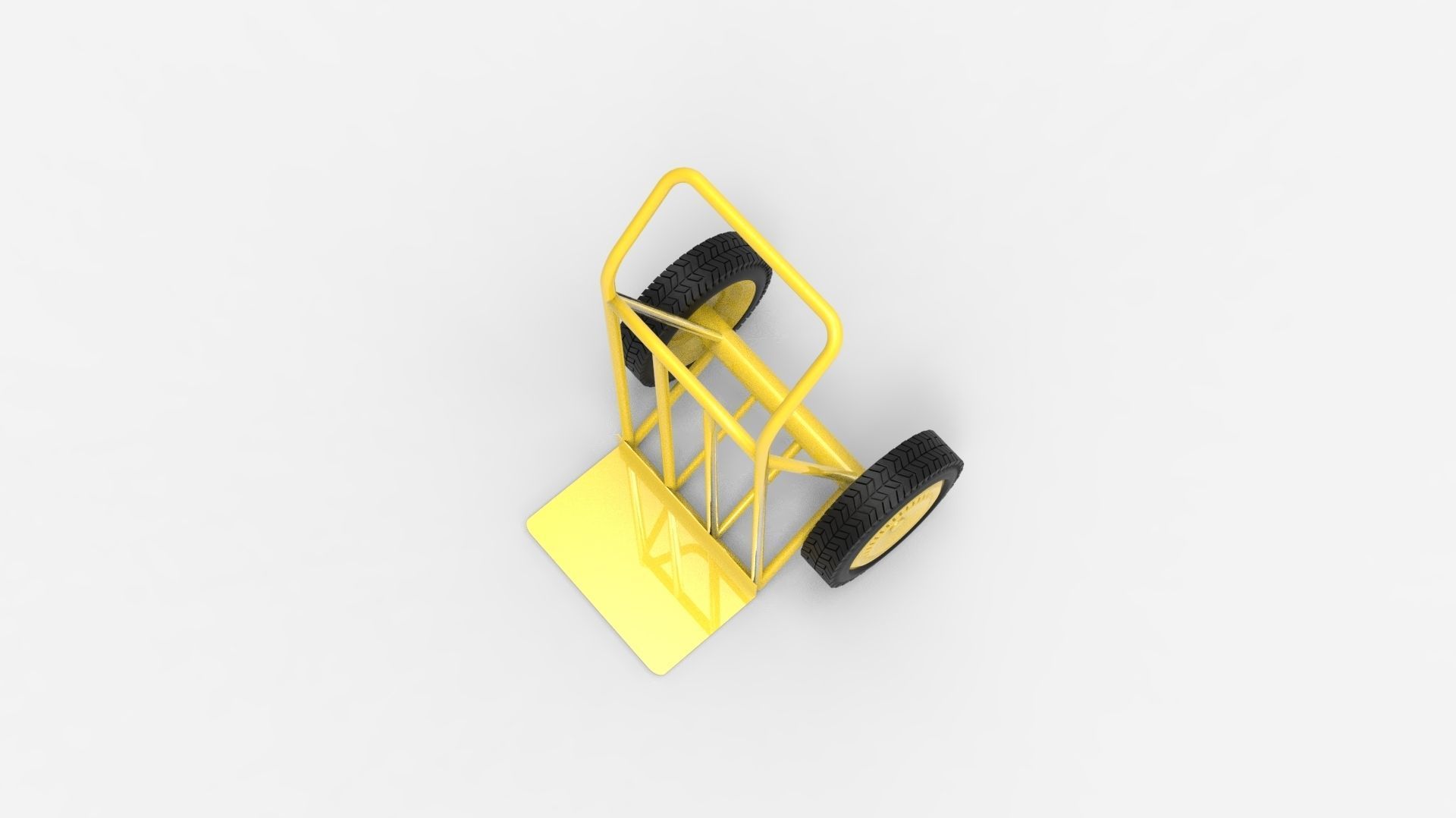 HANDCART 01-YELLOW 3D model_43