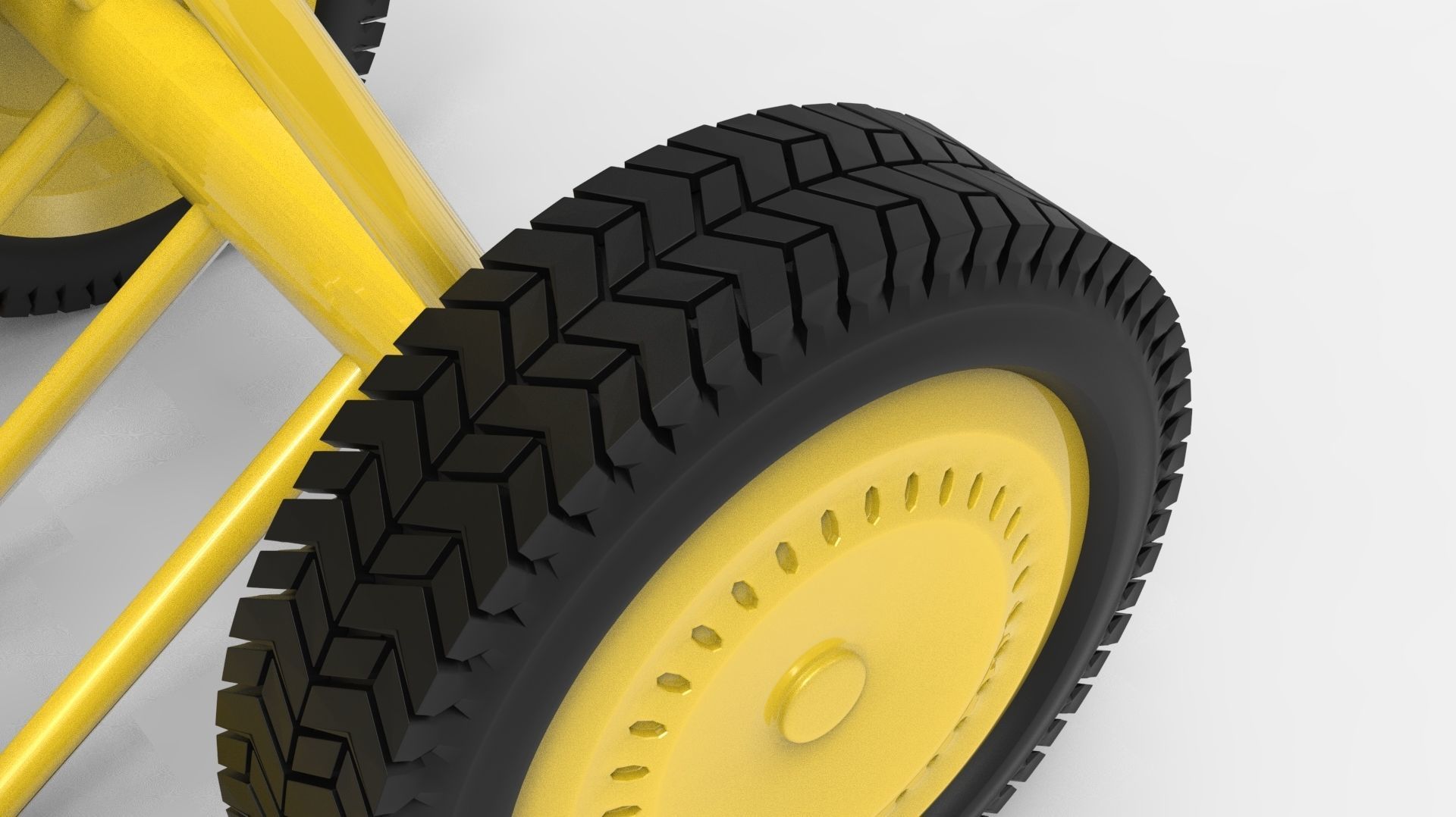 HANDCART 01-YELLOW 3D model_22