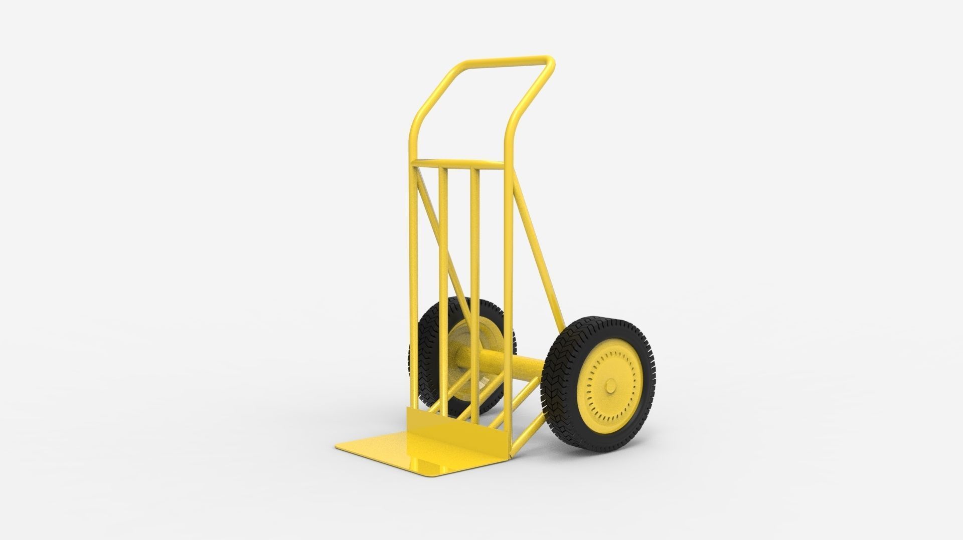 HANDCART 01-YELLOW 3D model_26