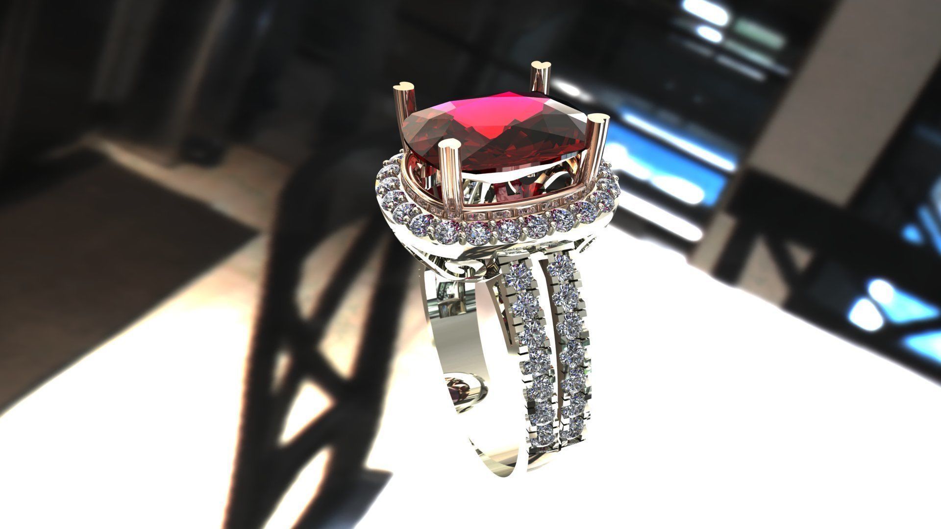 Womenring 01  3D model_1