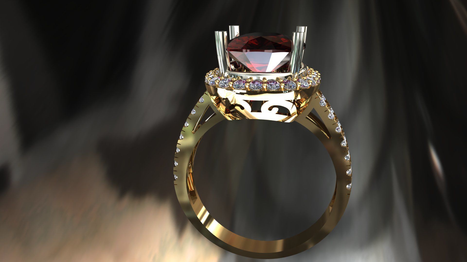 Womenring 01  3D model_4