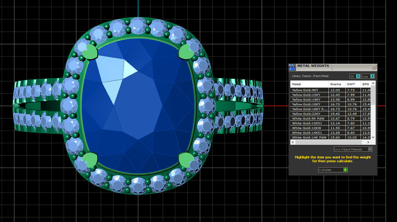 Womenring 01  3D model_8