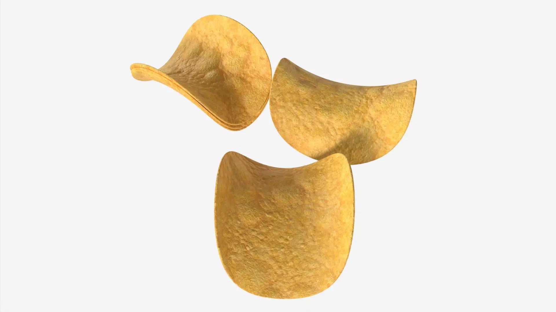 Potato chips 03 3D model_0