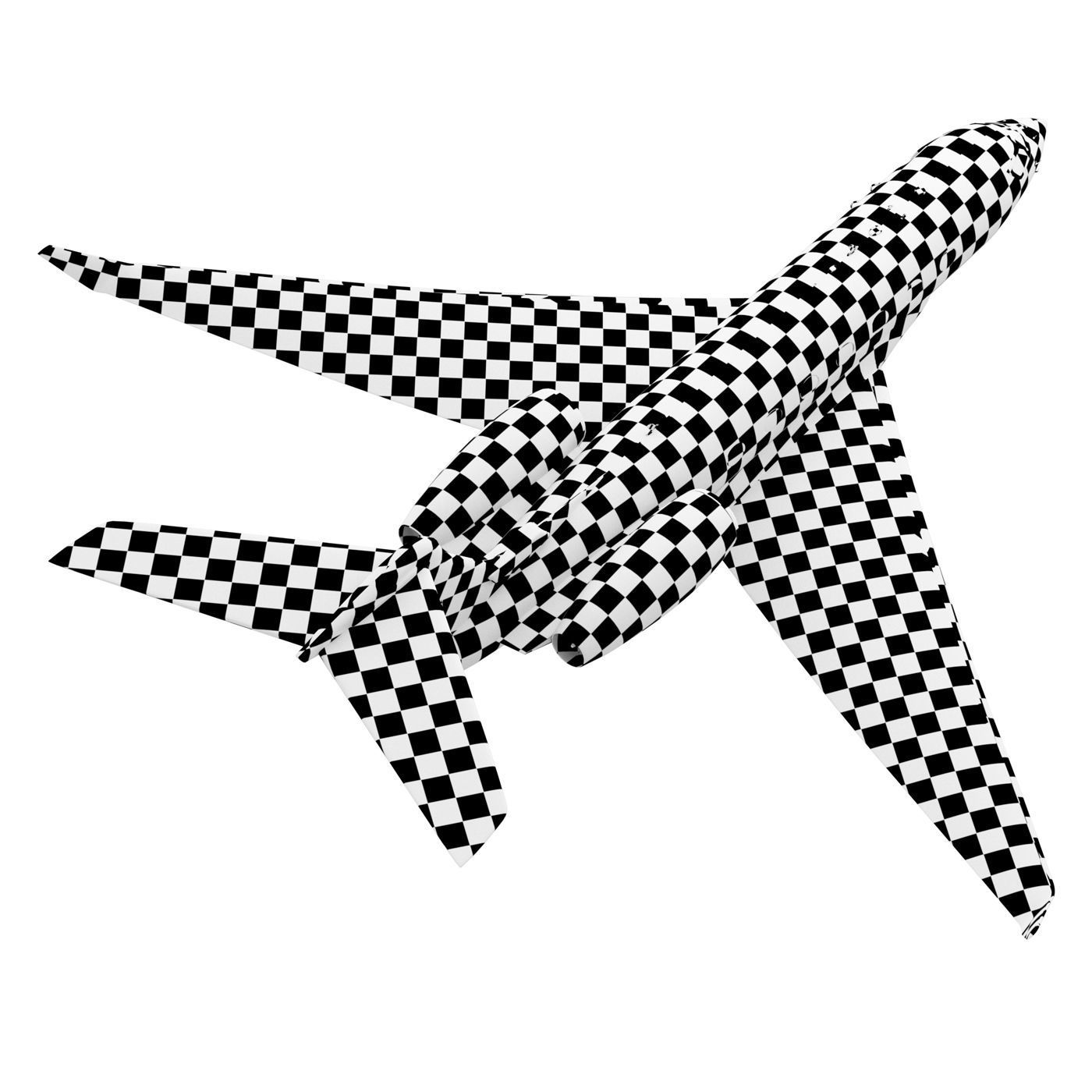 Aircraft  G500 3D model_6