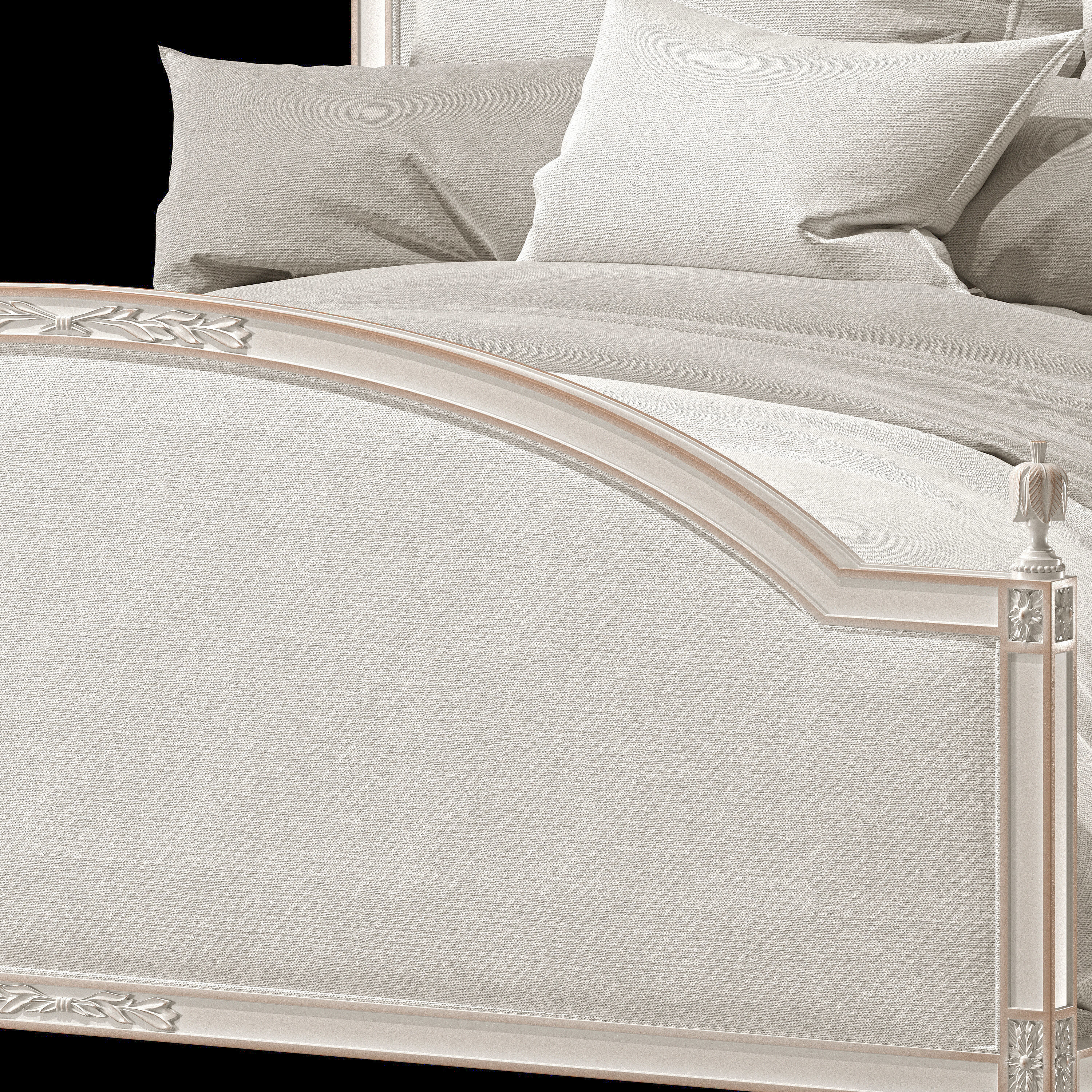 Eloqurnce dauphine bed 3D model_2