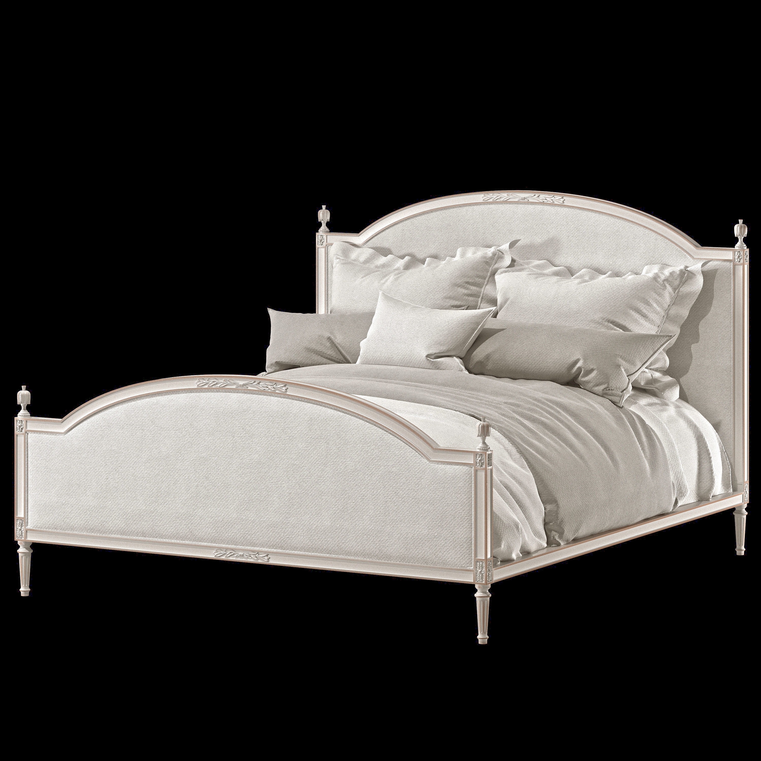 Eloqurnce dauphine bed 3D model_9