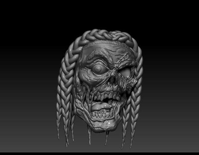 Scary Skull Face 3D print model