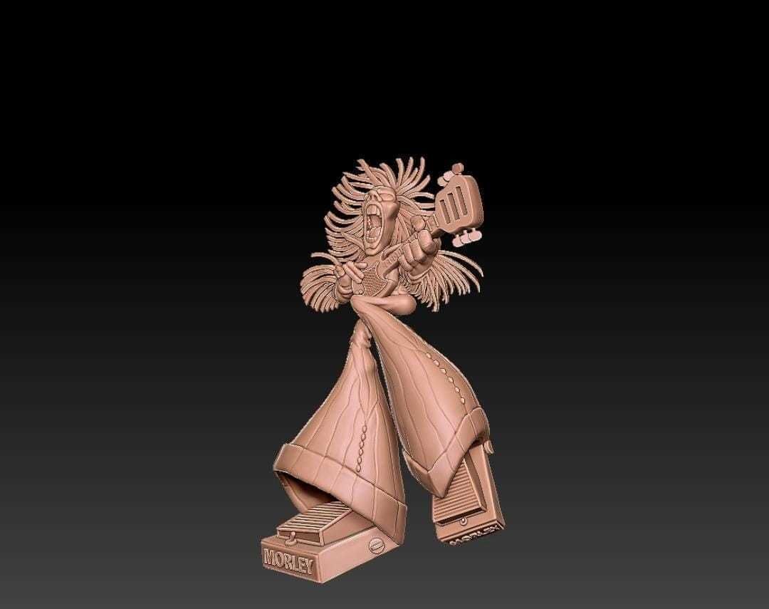 The Morley wooden statue 3D print model_2