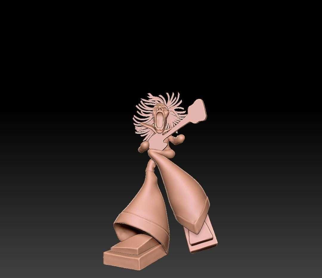 The Morley wooden statue 3D print model_5