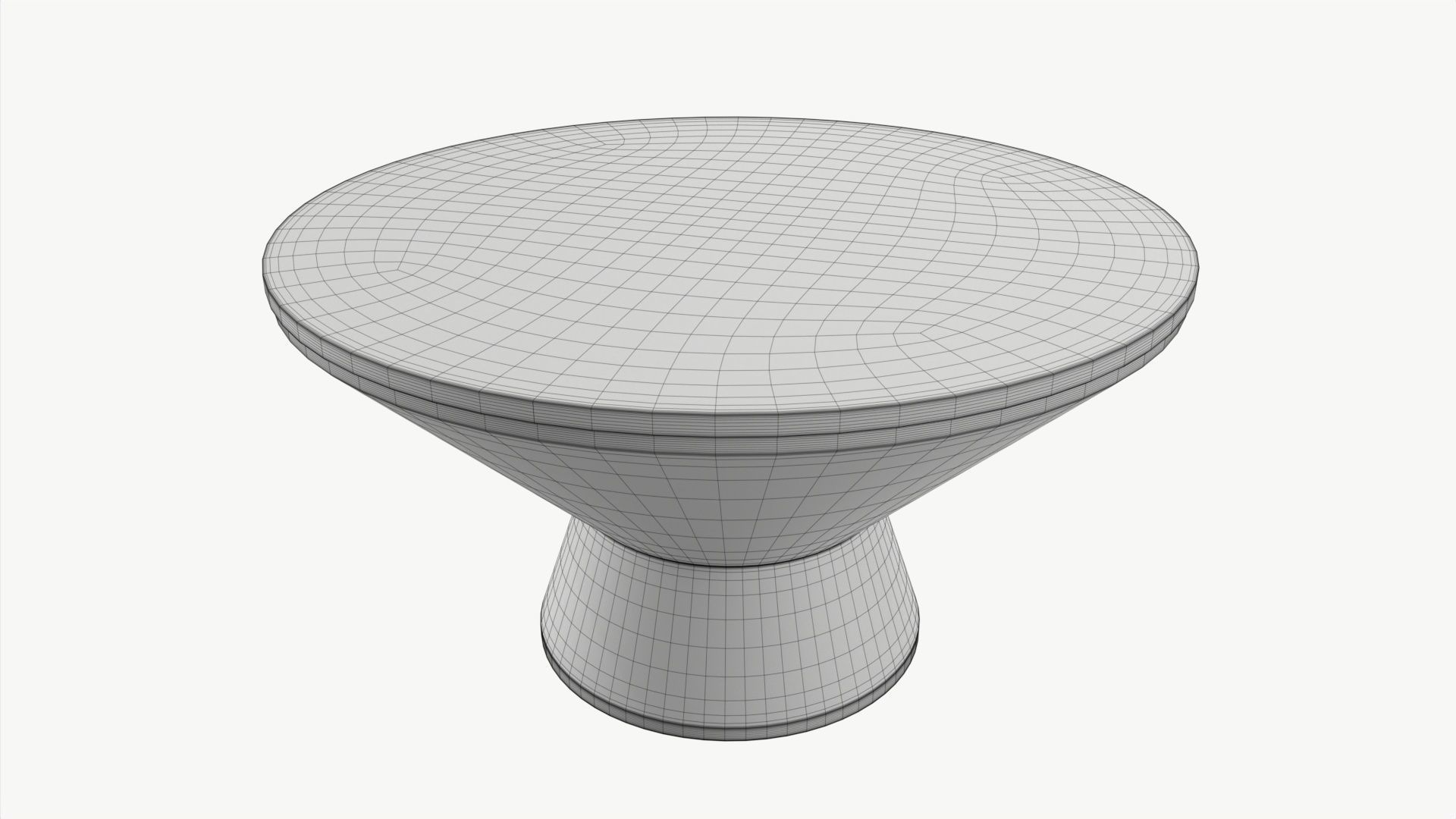 Round Coffee Table 03 3D model_5