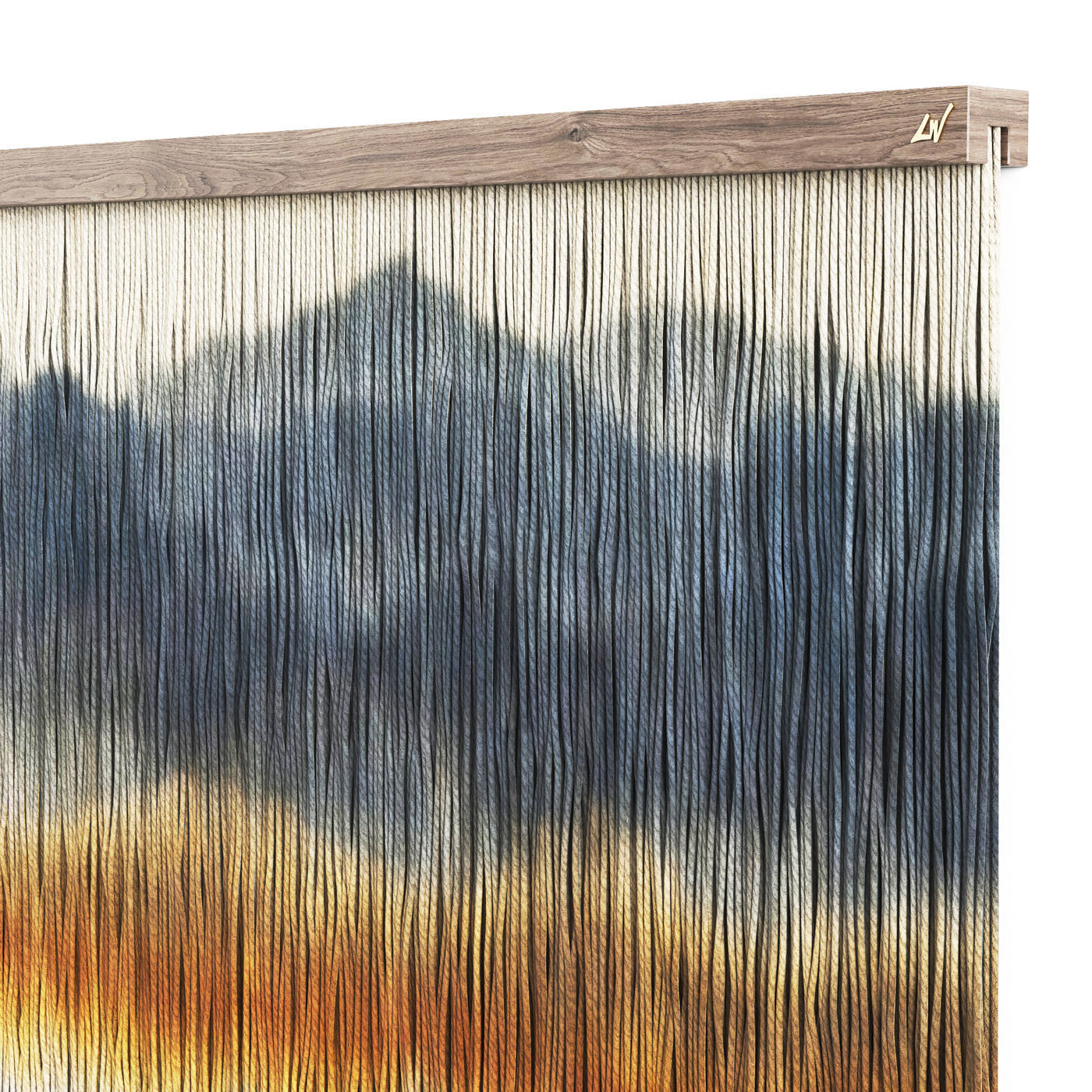 Decorative textile panel Blue Ridge 3D model_2