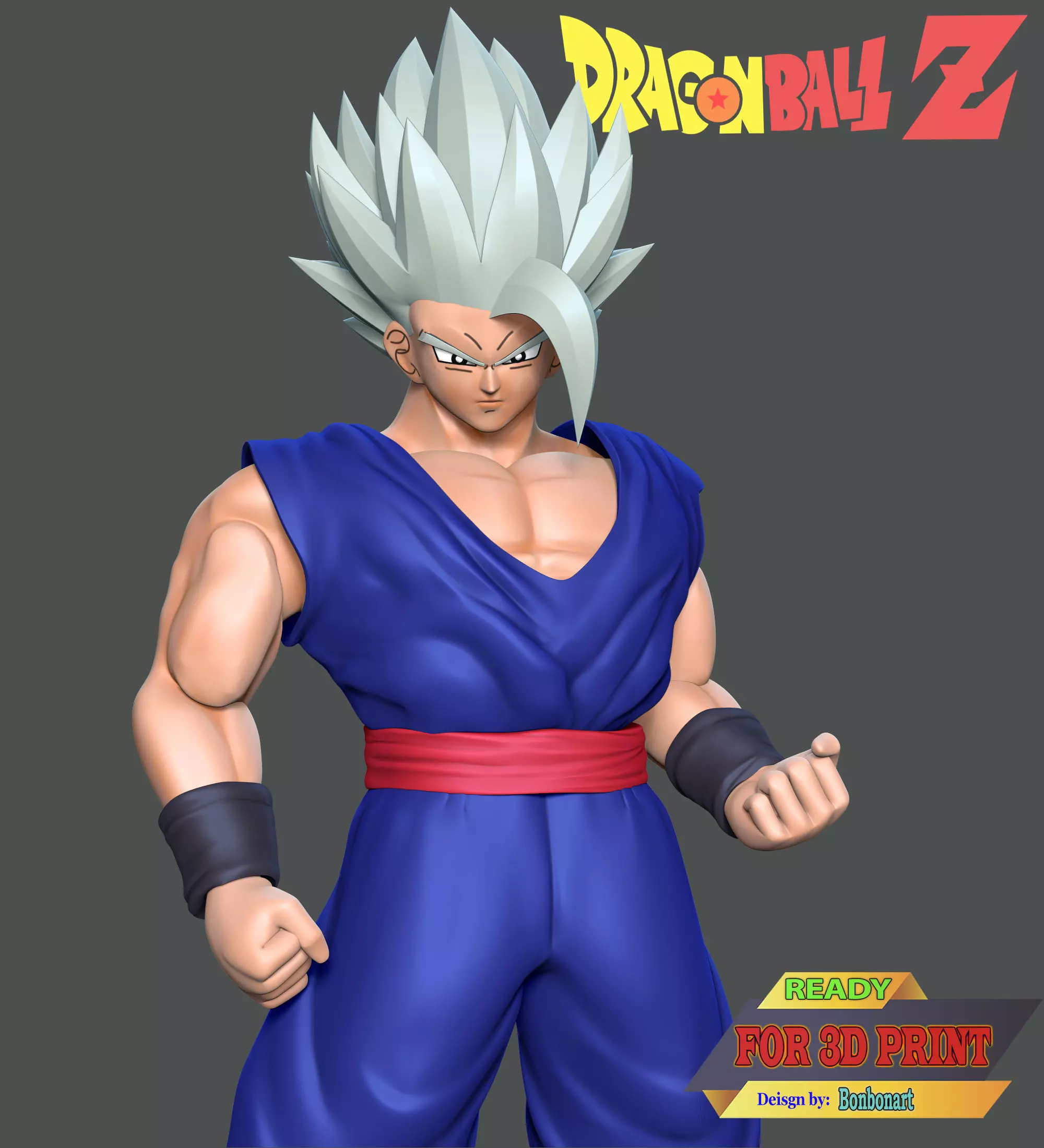 Gohan Beast - Dragon Ball 3D print model_0