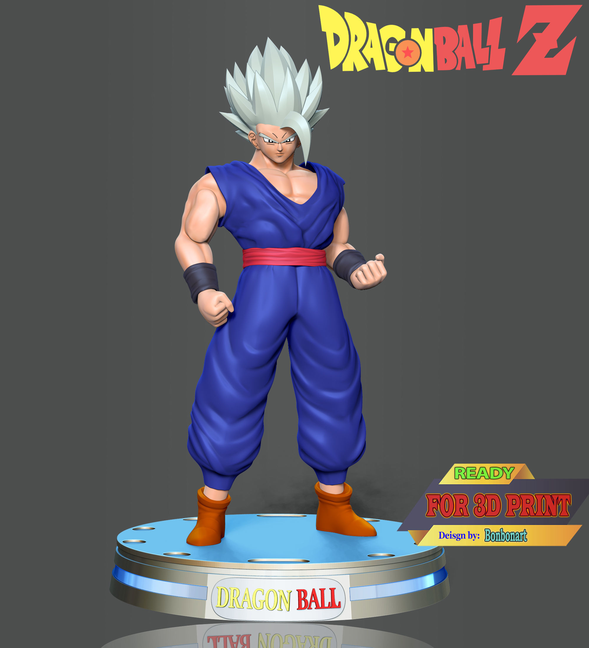 Gohan Beast - Dragon Ball 3D print model_1