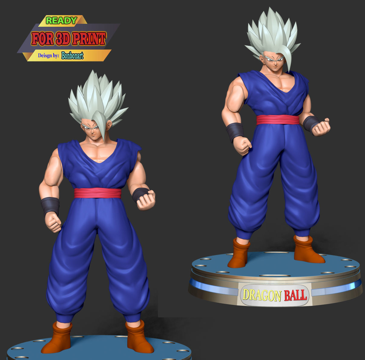 Gohan Beast - Dragon Ball 3D print model_4