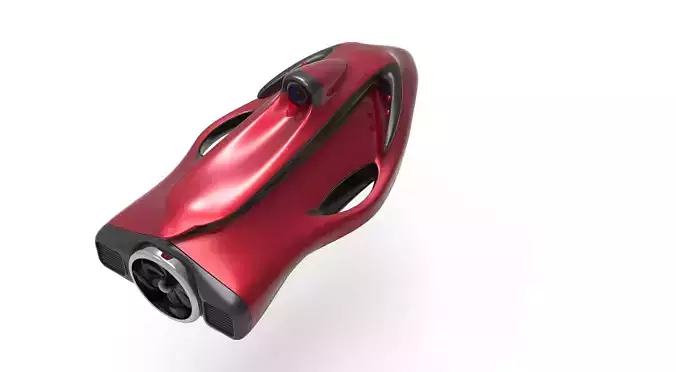 SEABOB 3D Model futuristic car