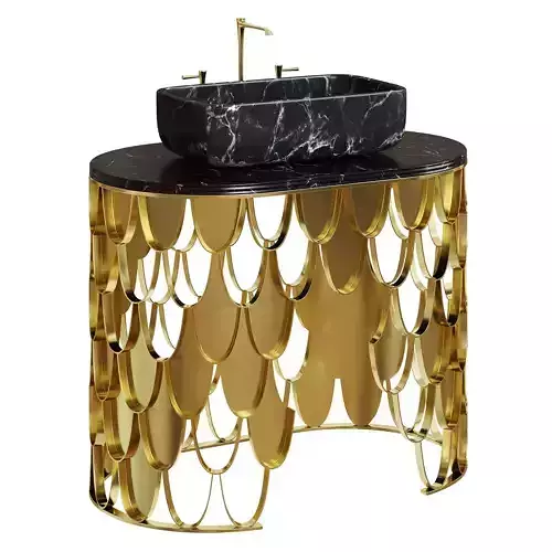 KOI SINGLE WASHBASIN by Brabbu