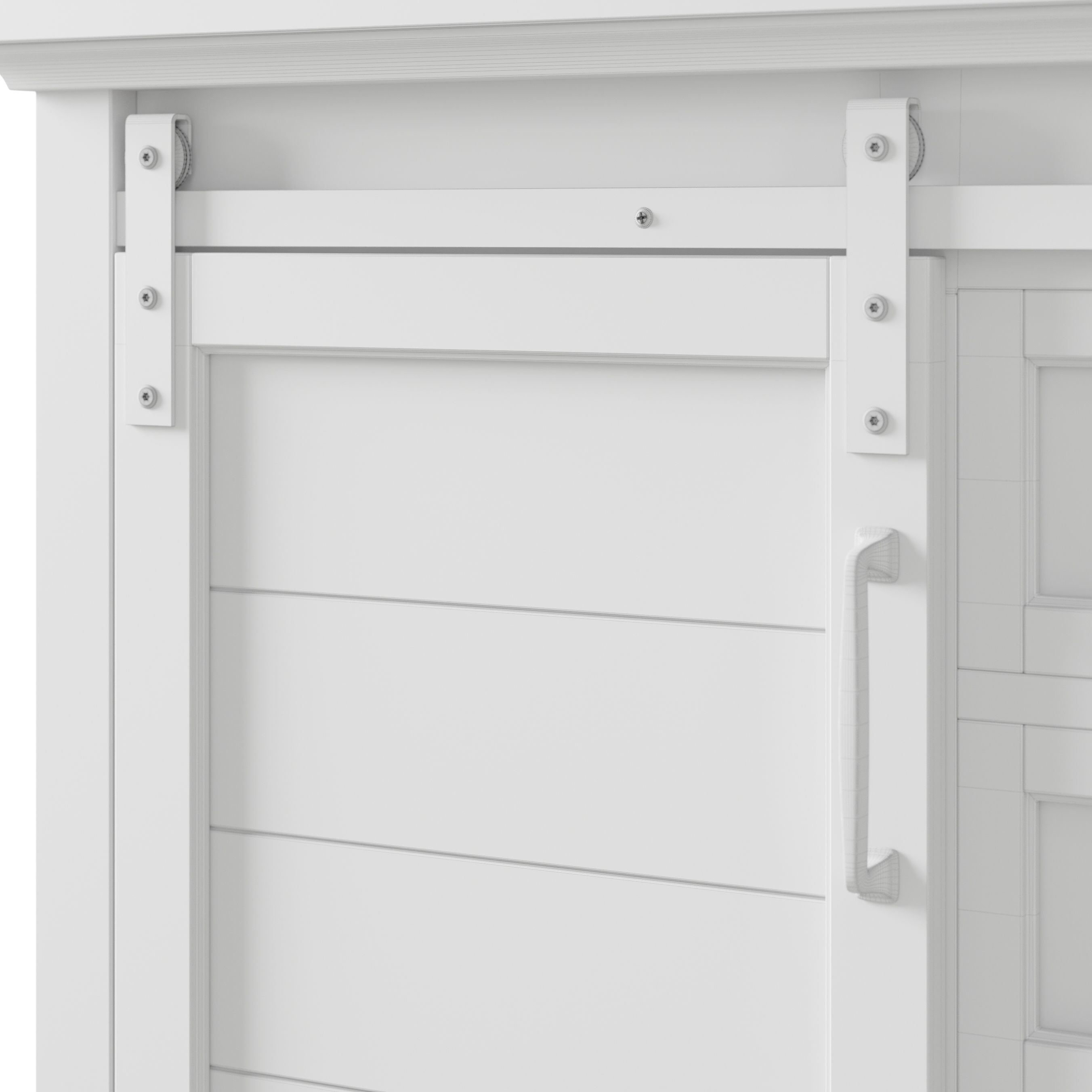 OVE Ernest 42 White Vanity 3D model_11