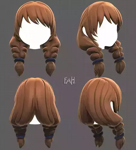Base Hair for girl V15
