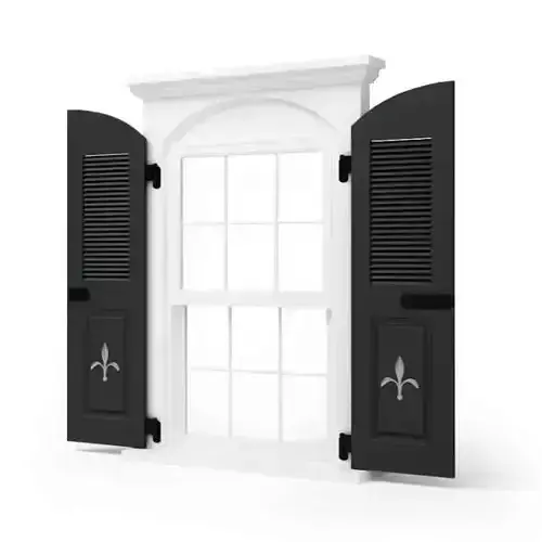 Classic Gothic Black Shutters