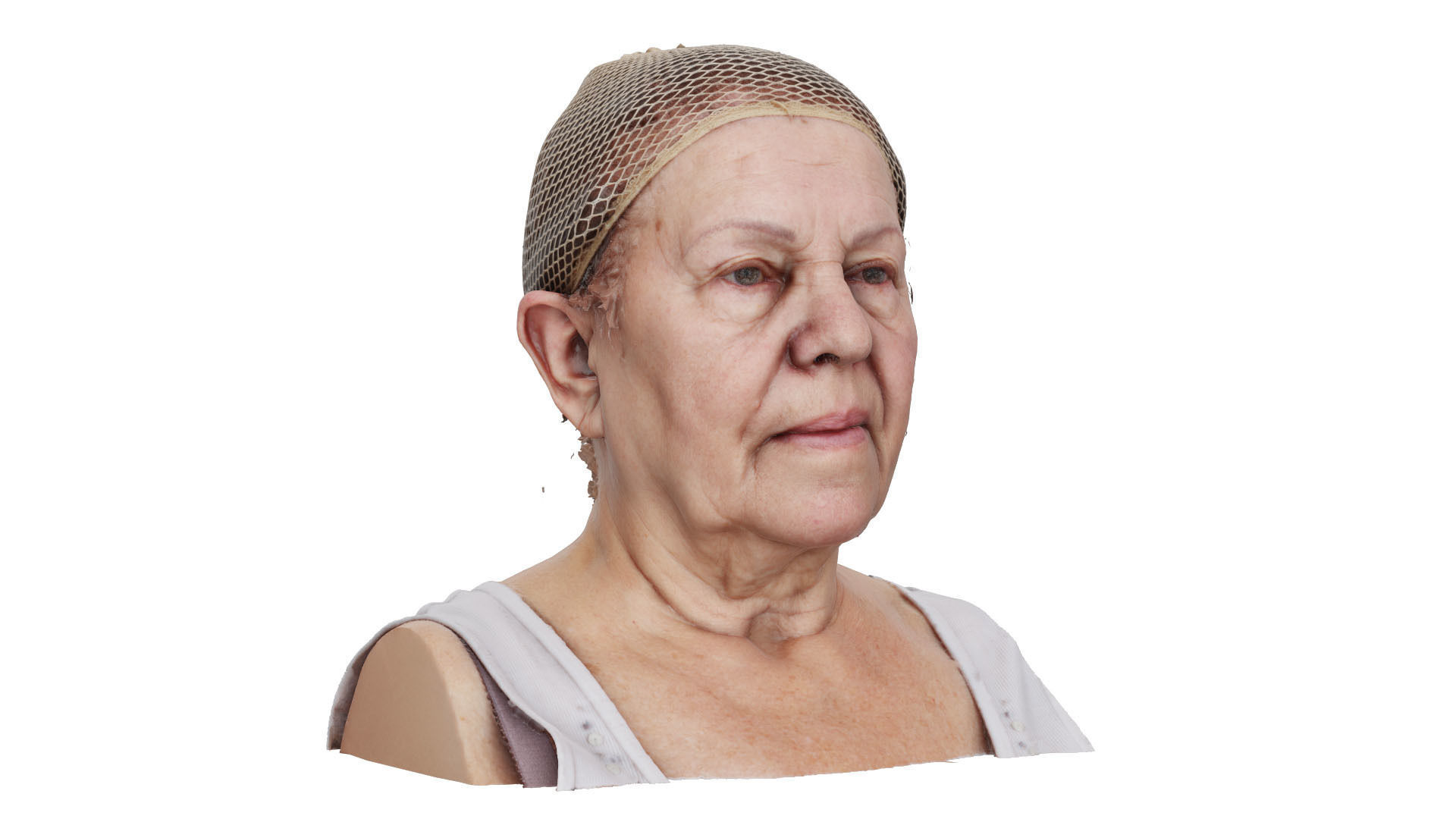 Raw Head Scan  Aimee Morgan 3D model_2