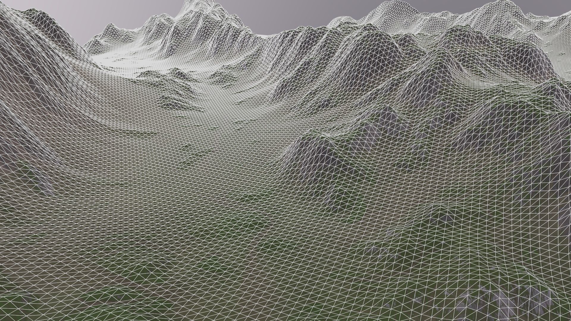 Landscape 74 Low-poly 3D model_6