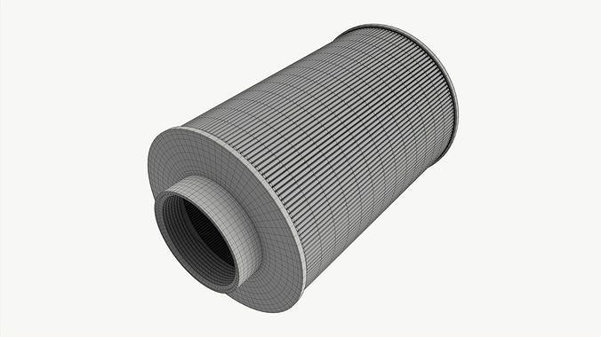Air filter 3D model 6