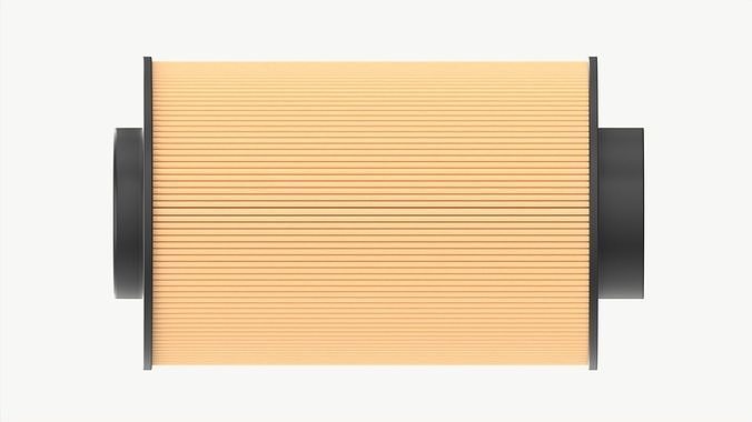 Air filter 3D model 5