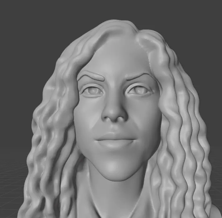 Shakira 3D print model