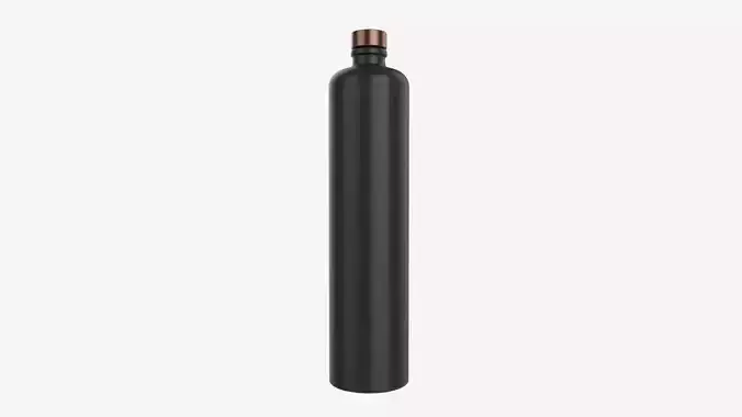 Ceramic Drink Bottle Mockup 3D model
