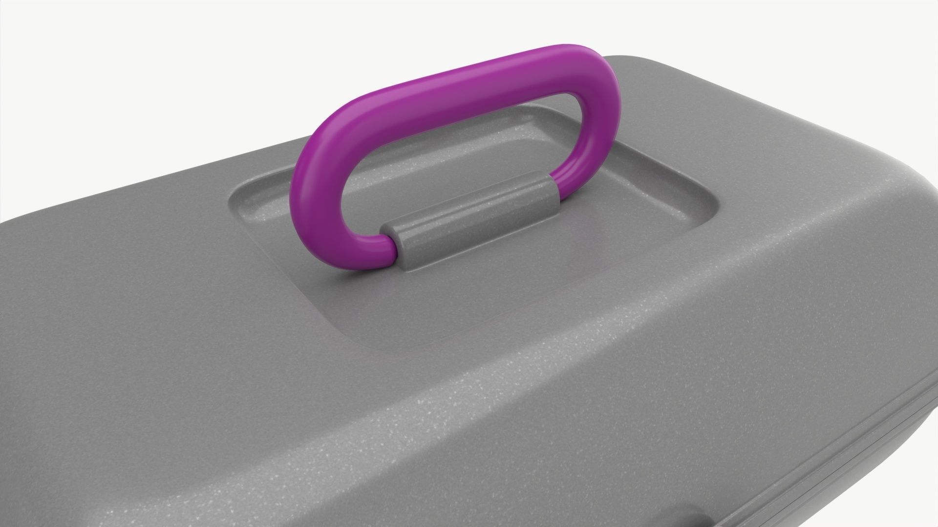 Costmetics Make-Up Organizer Plastic Box 3D model_2