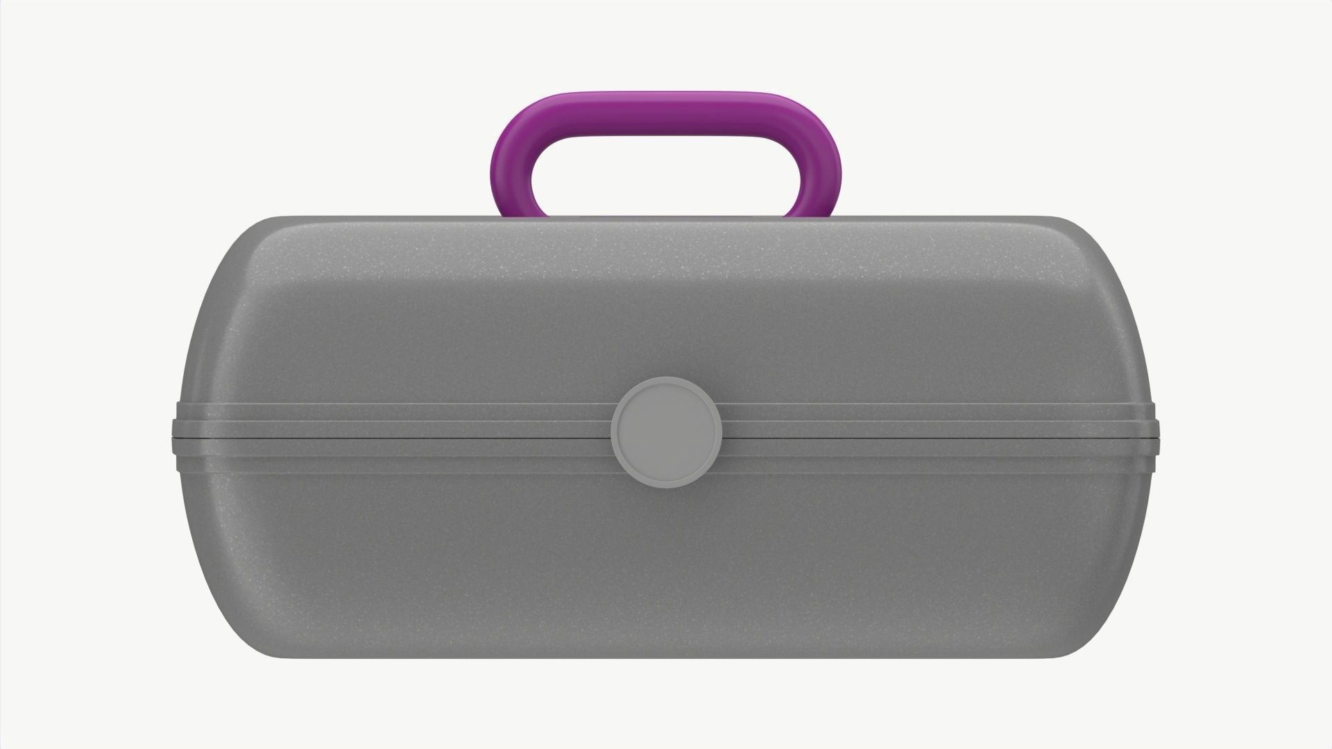 Costmetics Make-Up Organizer Plastic Box 3D model_4