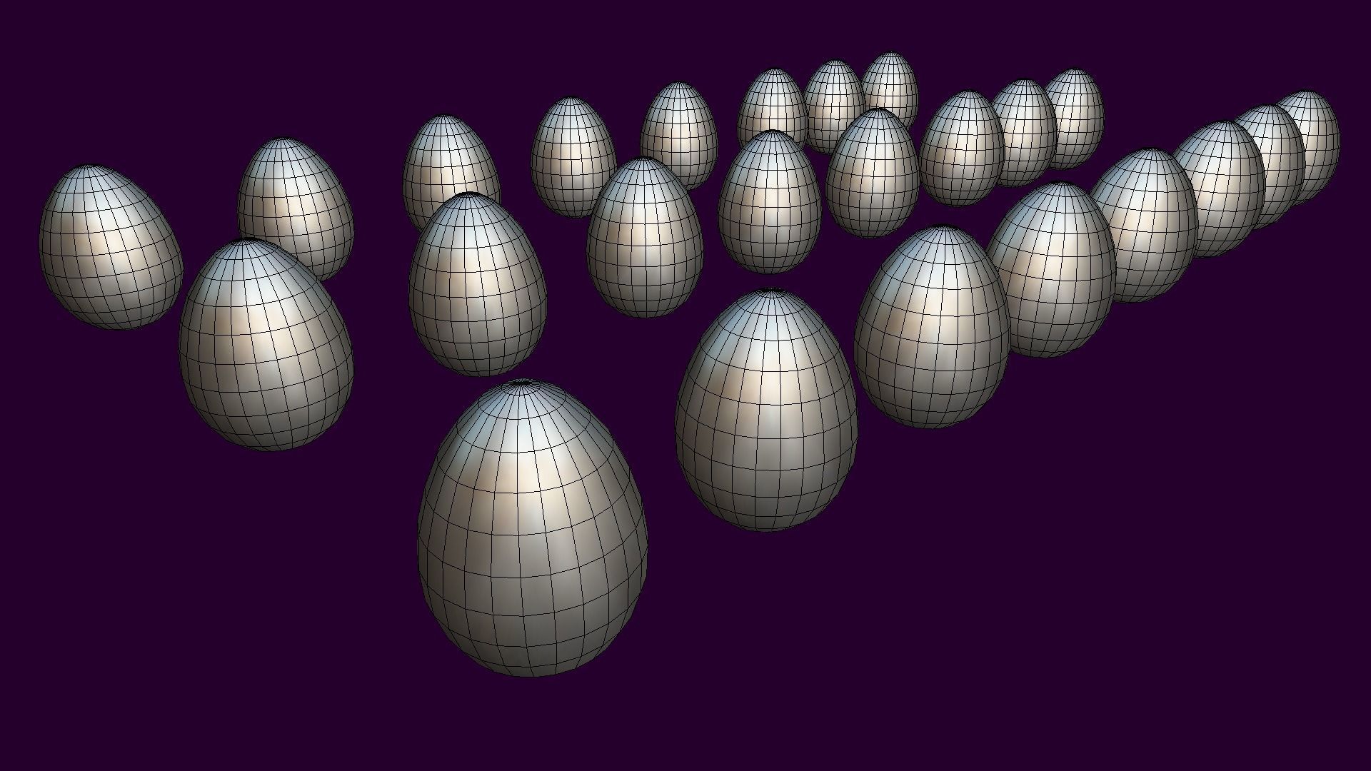 Colections Easter Eggs4 Low-poly 3D model_8