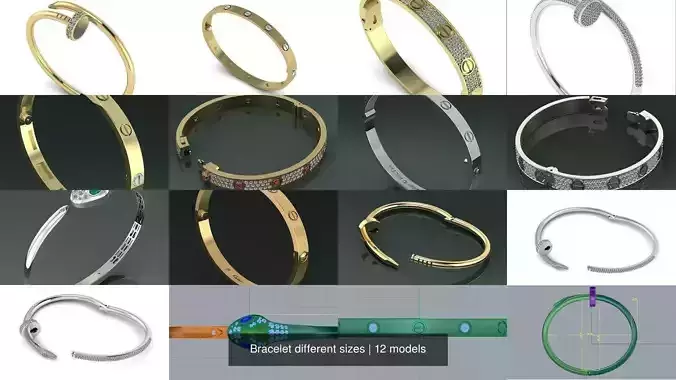 Bracelet different sizes