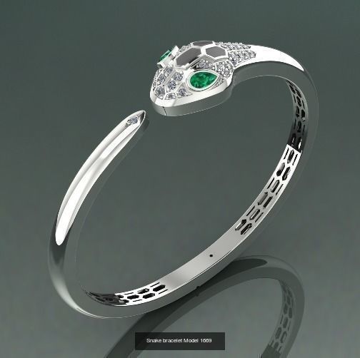 Bracelet different sizes 3D Model Collection_24