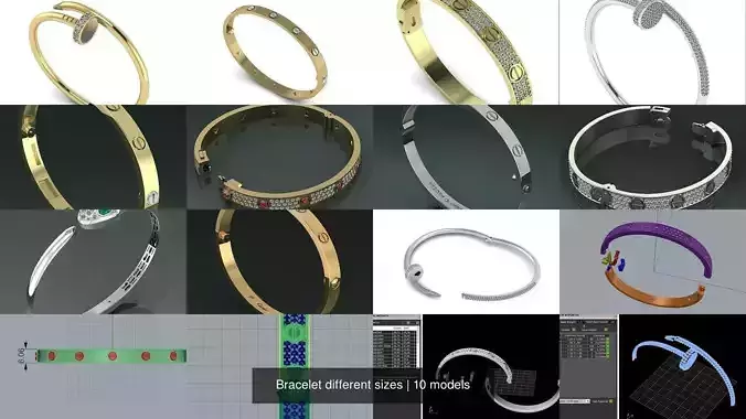 Bracelet different sizes