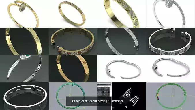 Bracelet different sizes