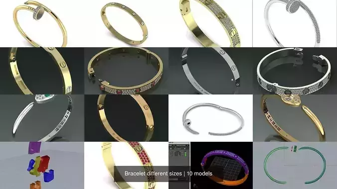 Bracelet different sizes