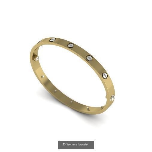 Bracelet different sizes 3D Model Collection_17