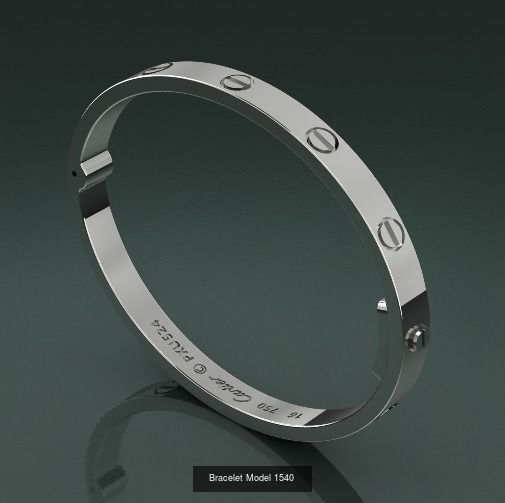 Bracelet different sizes 3D Model Collection_22