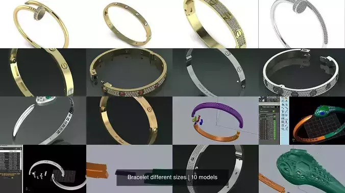 Bracelet different sizes