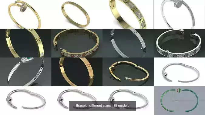 Bracelet different sizes