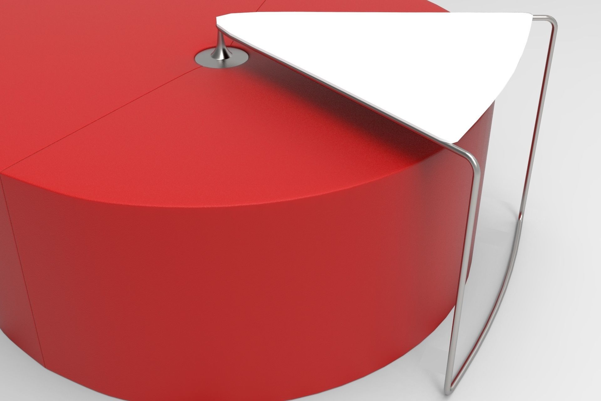 Connect Sofa Low-poly 3D model_3