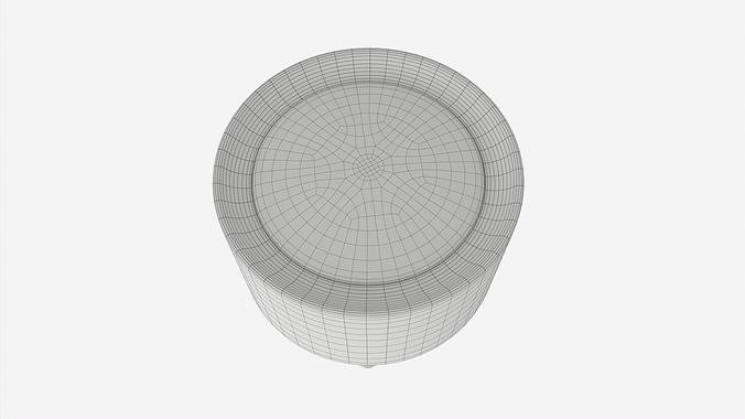 Engine start button 3D model 6