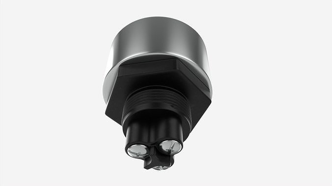 Engine start button 3D model 3