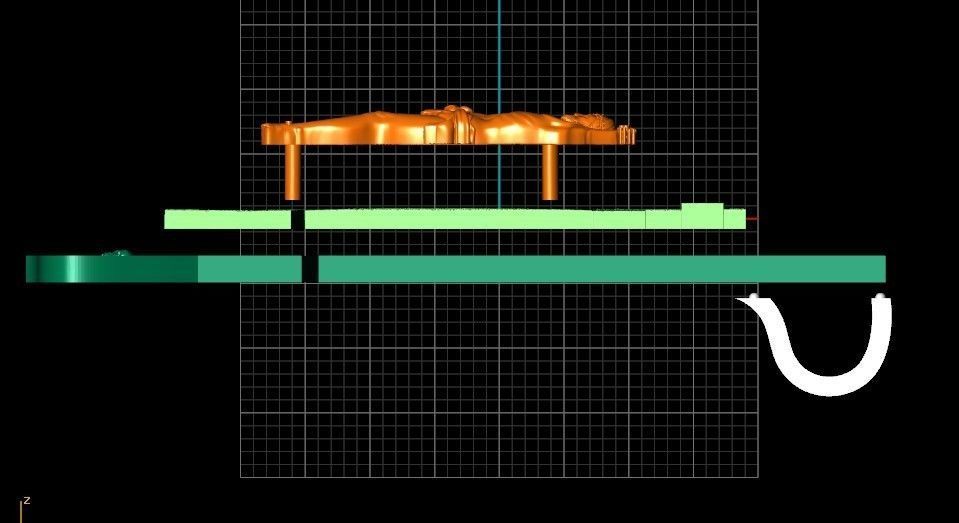 cross crucifix jesus without stones 3D print model_32