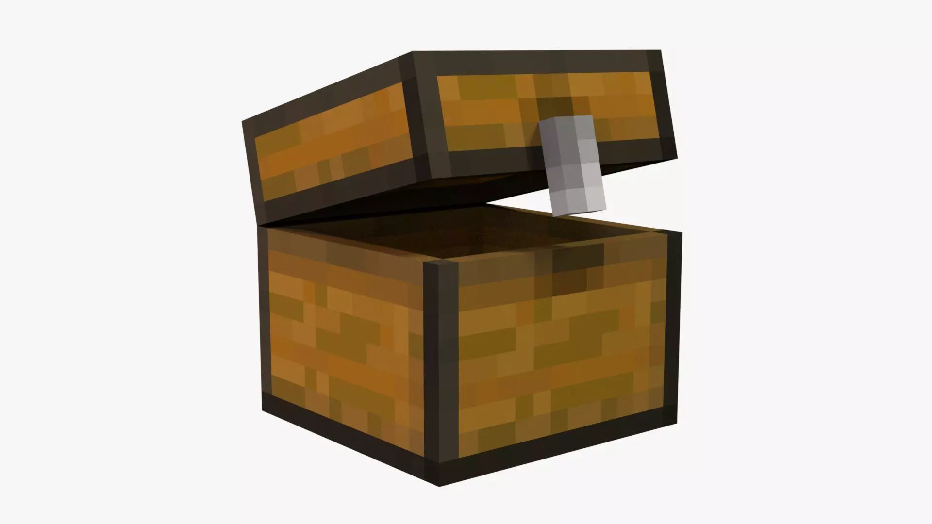 Minecraft Chest Low-poly 3D model