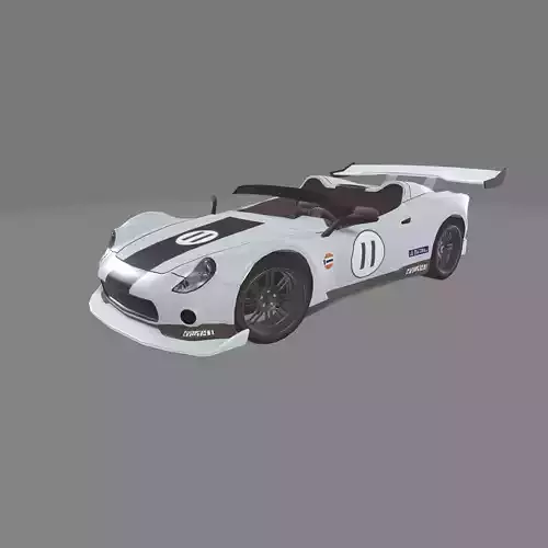 c7 track car 3D model