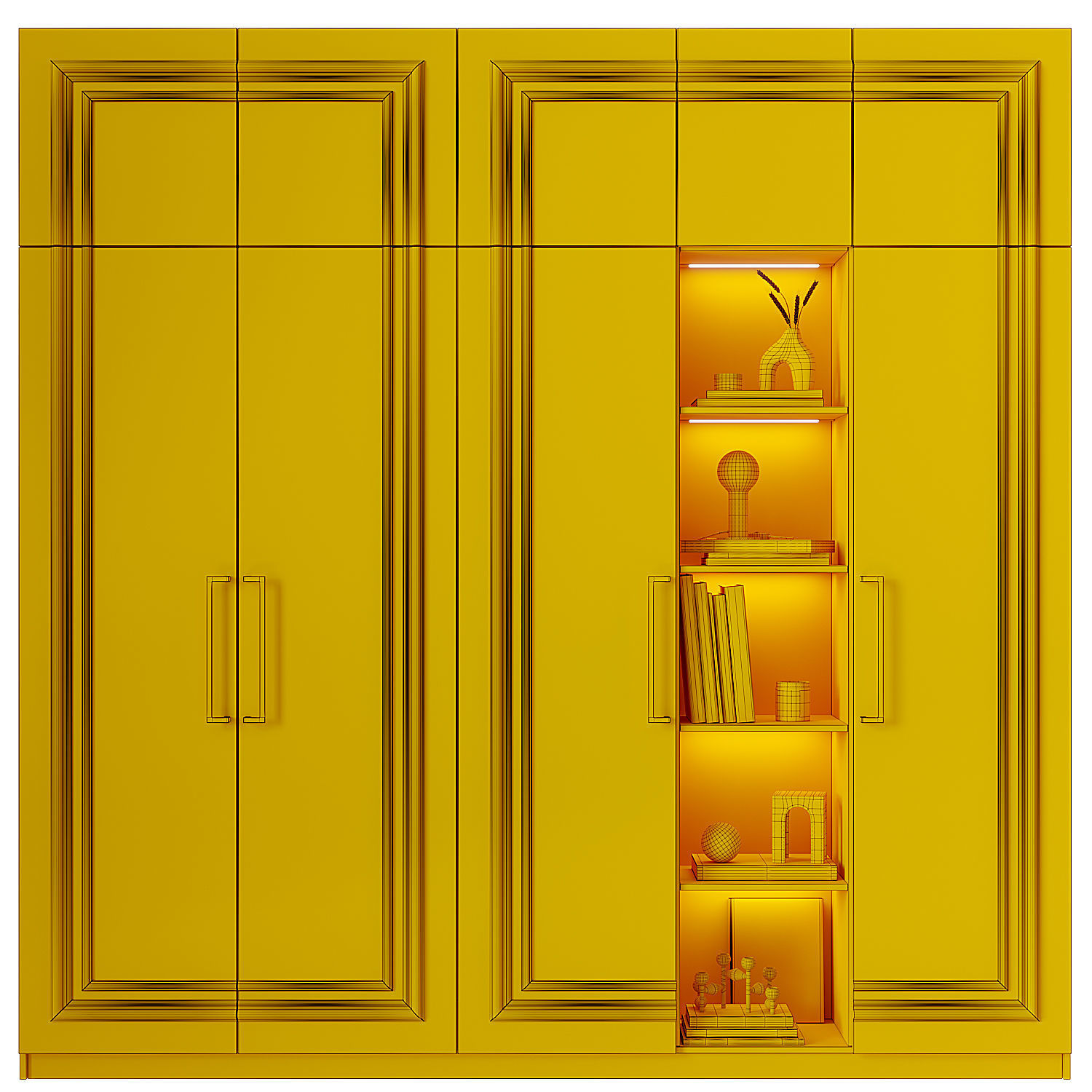 Wardrobe 10 3D model_9