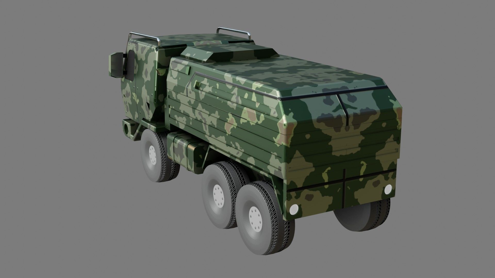  Military Truck - Low poly - PBR - Game ready Low-poly 3D model_5